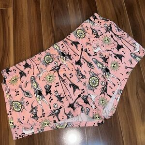 XL nightmare before Christmas knit pajama shorts